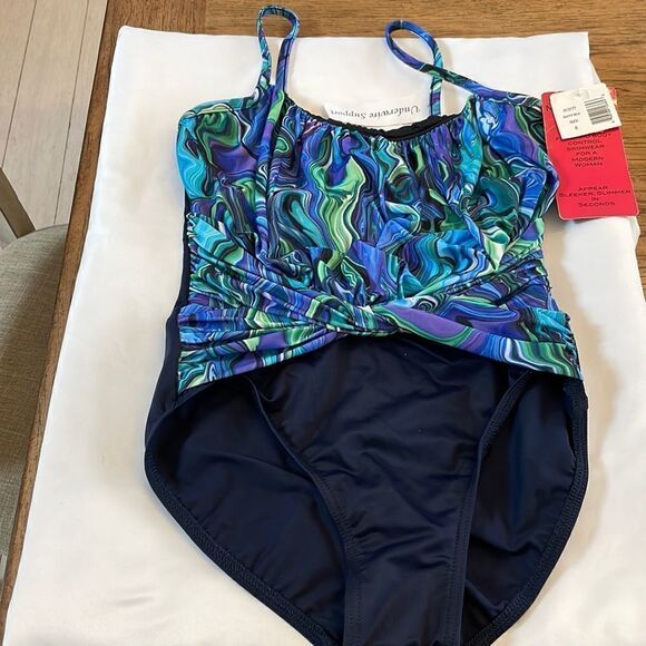 MAGICSUIT MULTICOLOR HIGH WAIST.  TANK STYLE TOP.  NEW WITH TAGS - Picture 1 of 9